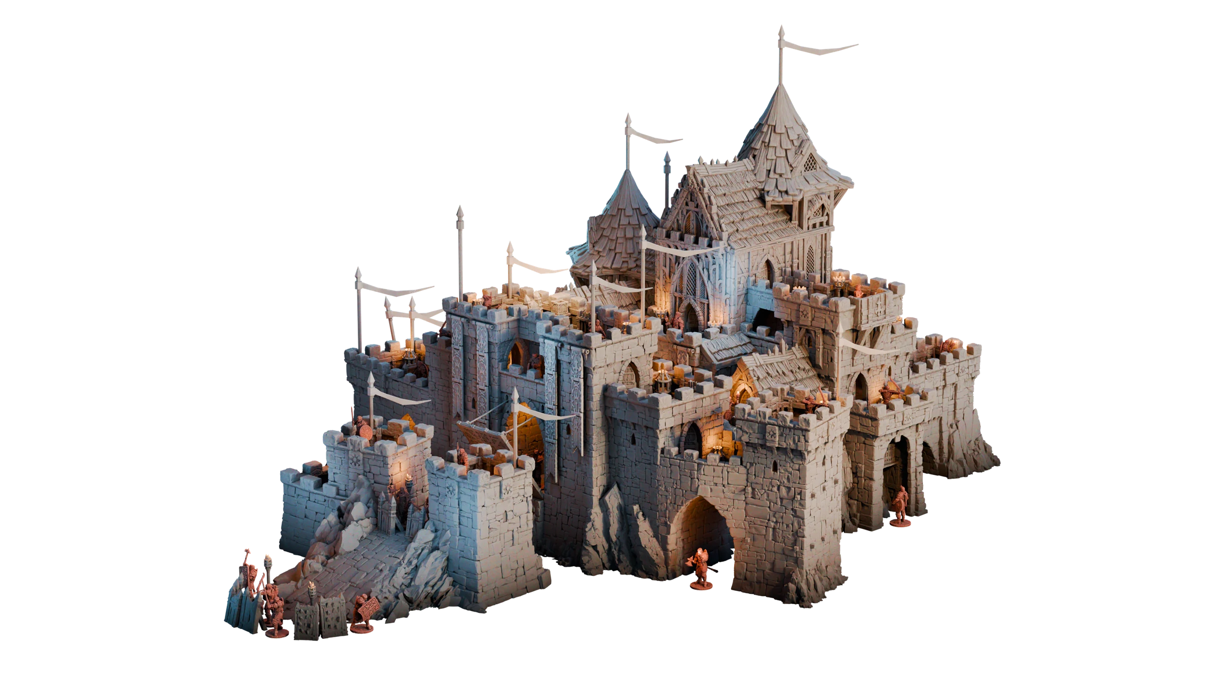 Guardia’s Keep — complete exterior render