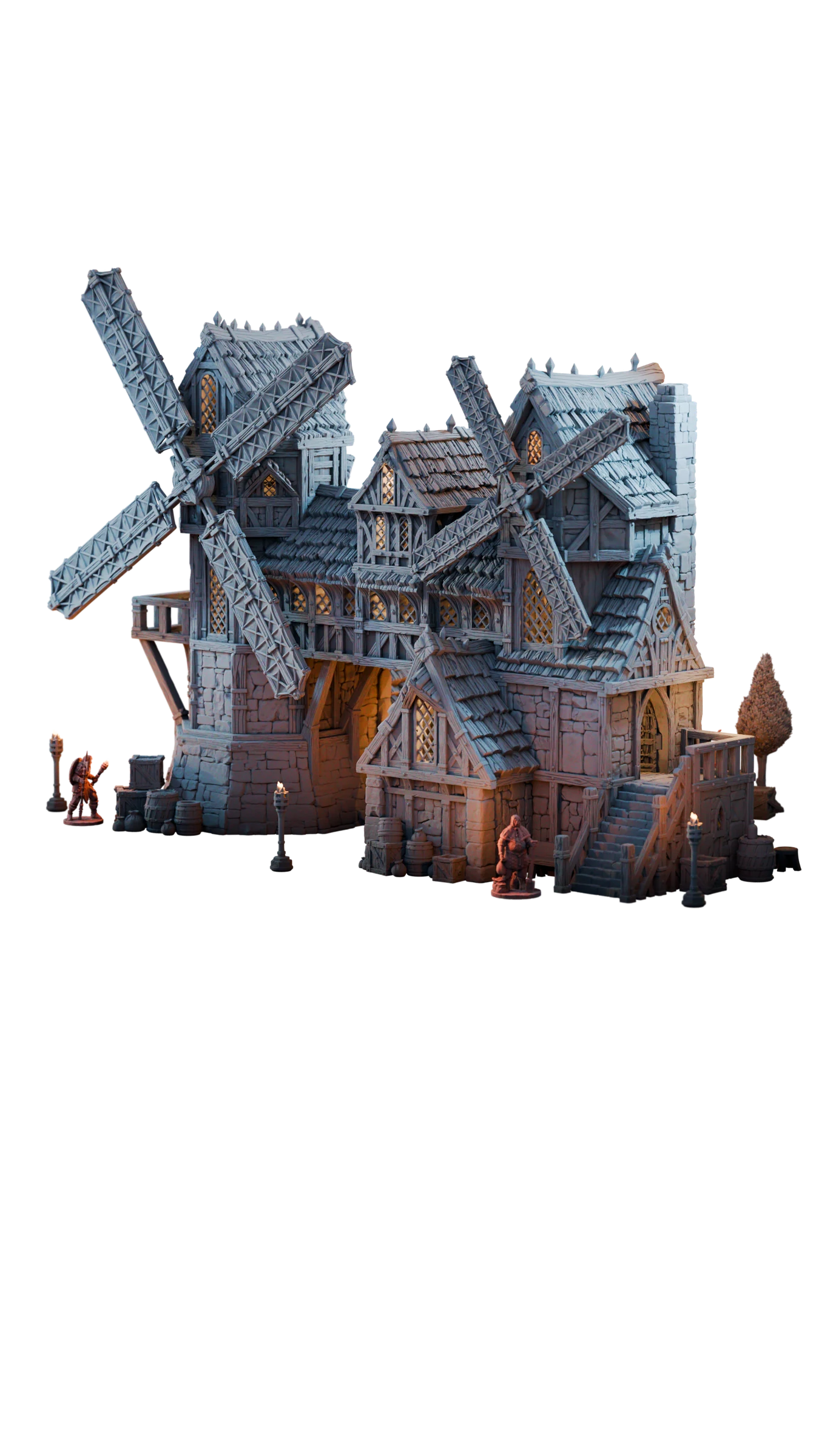 Twingale Windmill — complete exterior render