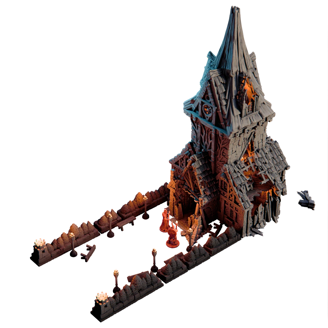 Elderwood Chapel — Ruined Version — official product render