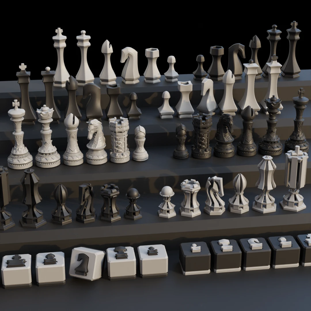Hexchess 2: The Royals — full pack — official product render